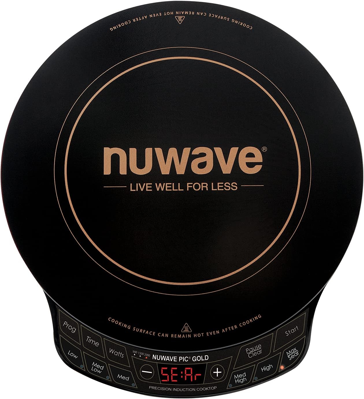 NUWAVE Gold Precision Induction Cooktop, Portable, Powerful with Large 8” Heating Coil