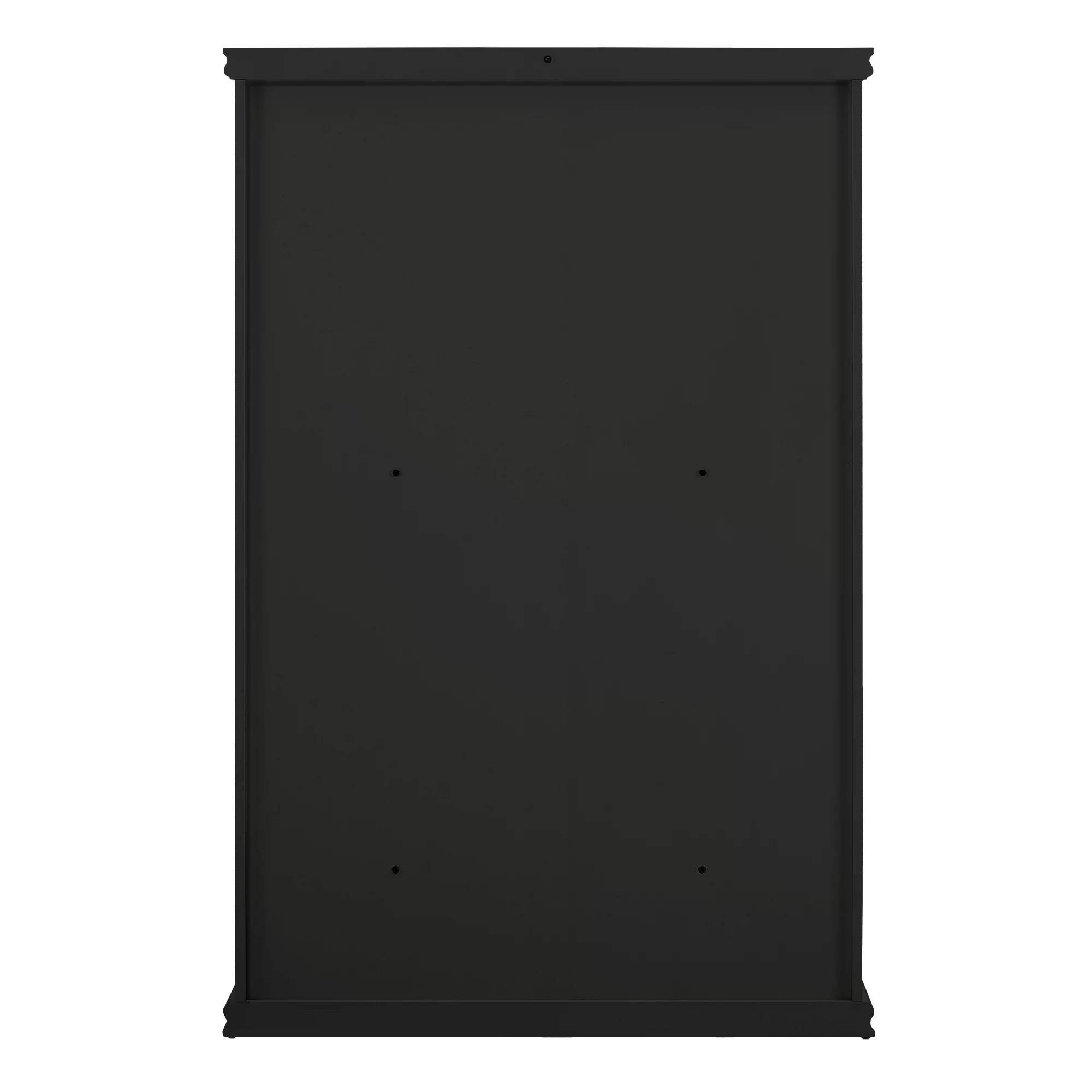 CQSXDA Storage Cabinet with Tempered Glass Doors Curio Cabinet with Adjustable Shelf Display Cabinet with Triple Drawers,Black