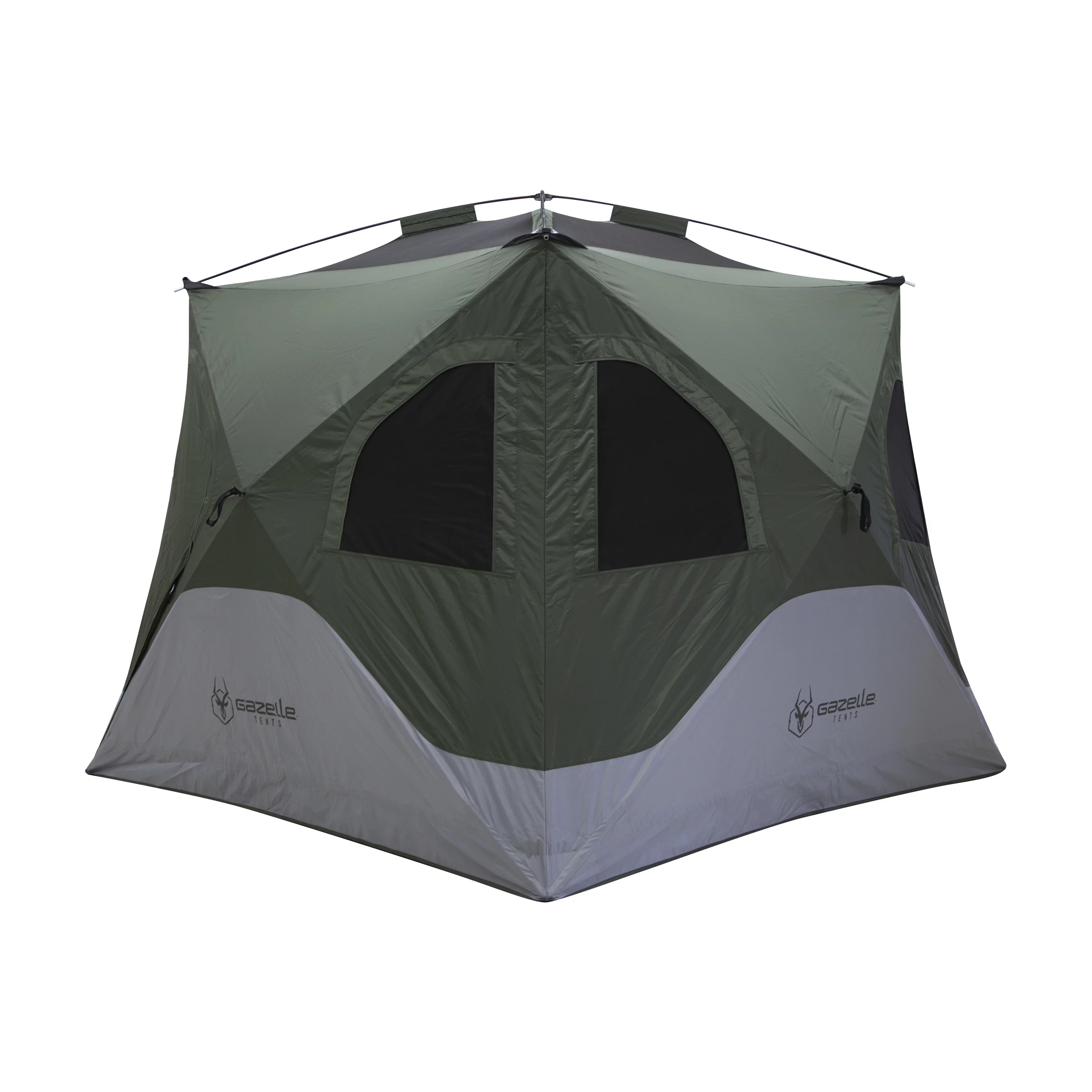 Gazelle Tents? T4 Portable Hub Tent, 4-Person, Alpine Green, GT400GR