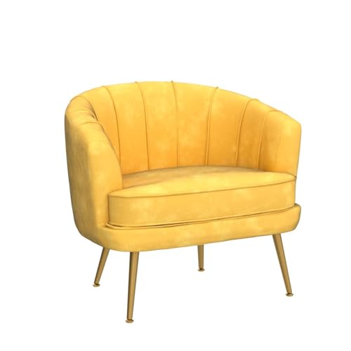 Andeworld Velvet Accent Chair, Upholstered Modern Single Sofa Side Chair