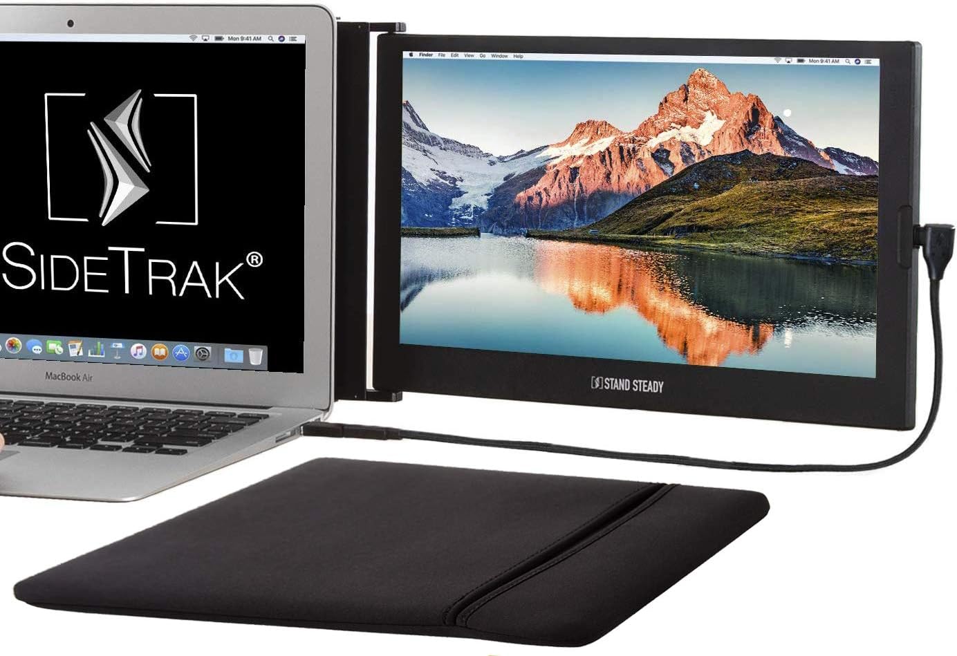SideTrak Portable Monitor for Laptop 12.5" FHD 1080P IPS Attachable Laptop Screen | Efficient USB Power | Compatible with Mac, Linux