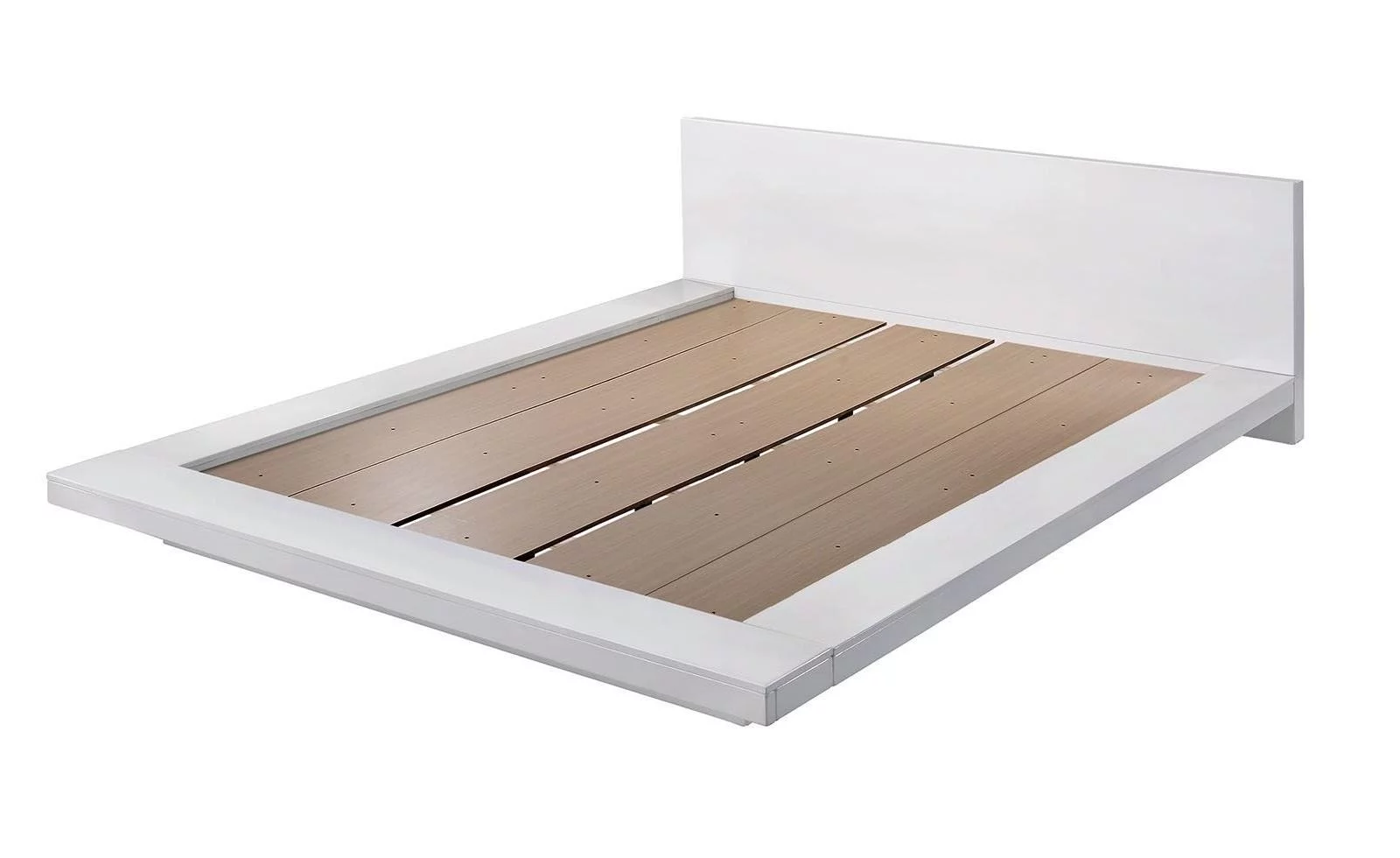 Contemporary White Solid Wood King Bedroom Set 6pcs FOA CM7540WH Christie
