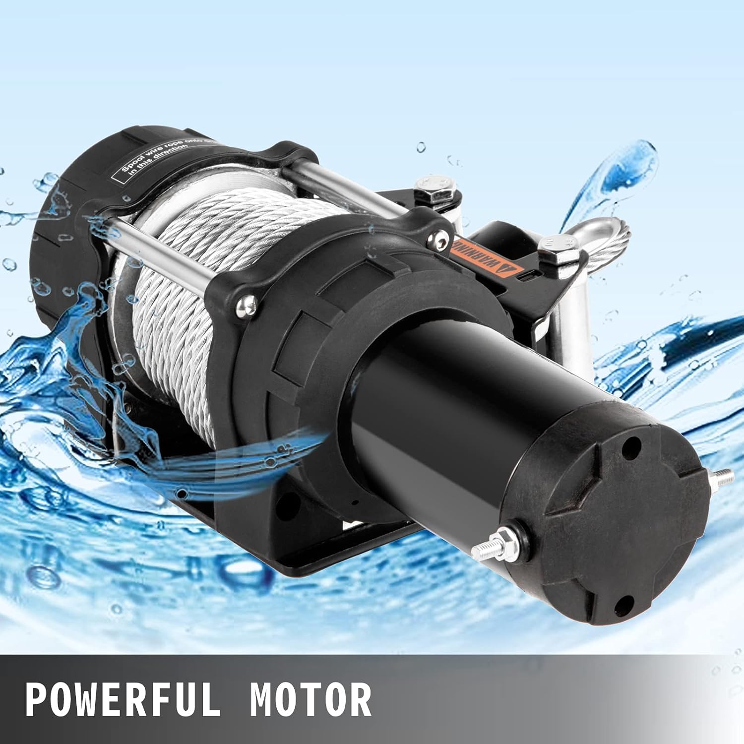 VEVOR Truck Winch 5000lbs Electric Winch Cable Steel 12V Power Winch Jeep Winch with Wireless Remote Control and Powerful Motor for UTV ATV & Jeep