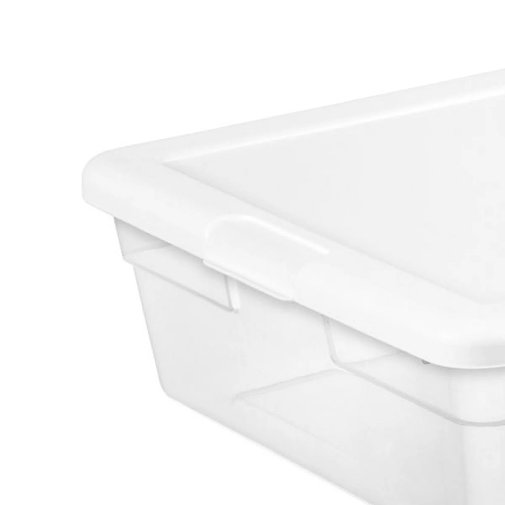 Sterilite 28 Qt Clear Closet/Under Bed Organizer Storage Box Container (30 Pack)