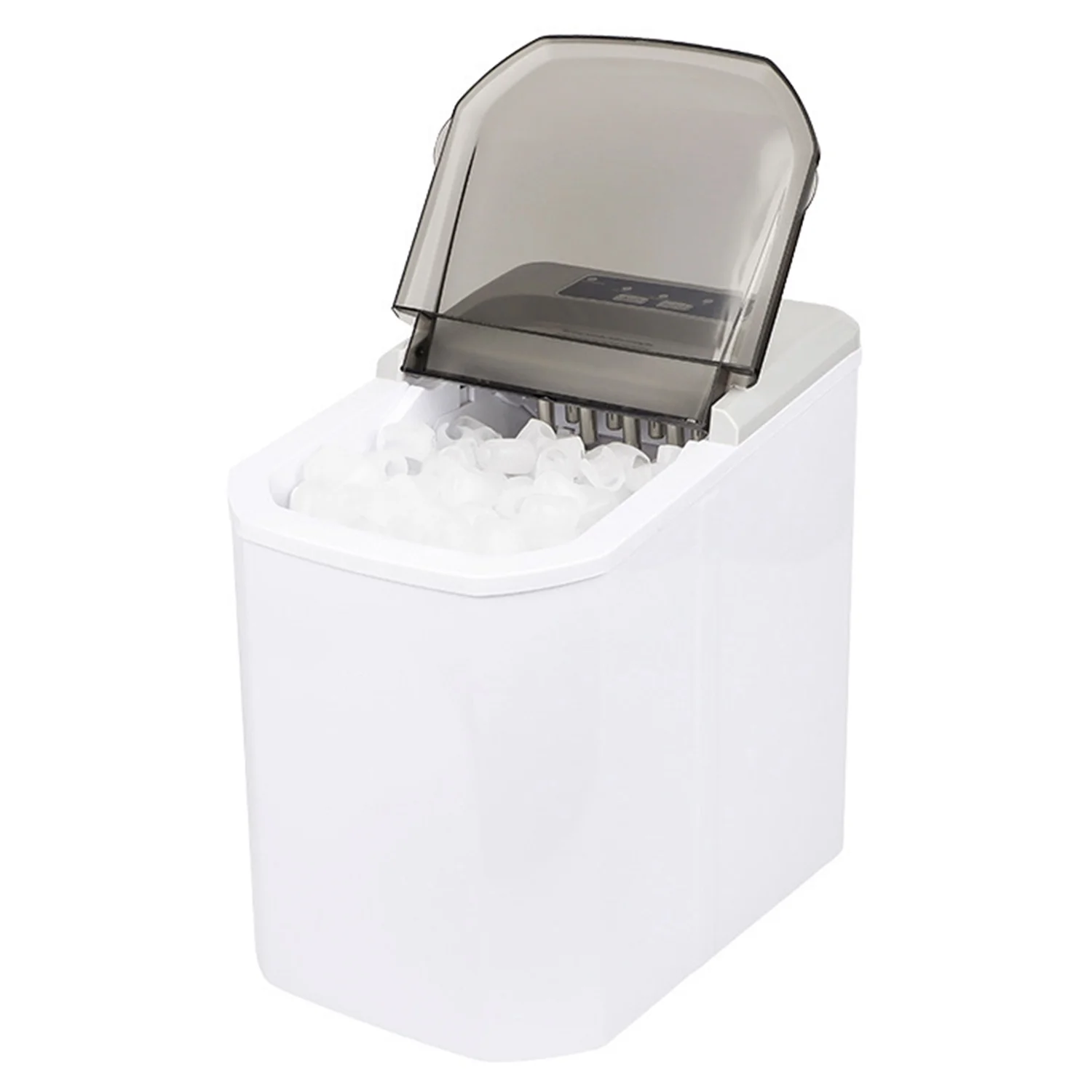 Countertop Ice Maker, Max 33Lbs/24H, 9 Bullet-Shaped Ice Cubes Ready in 6 Mins