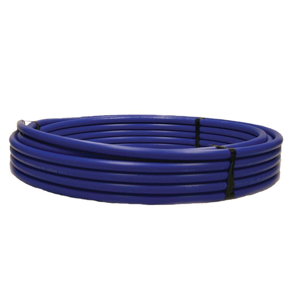 Advanced Drainage Systems 1-1/4 in. x 200 ft. CTS 250 PSI NSF Poly Pipe in Blue