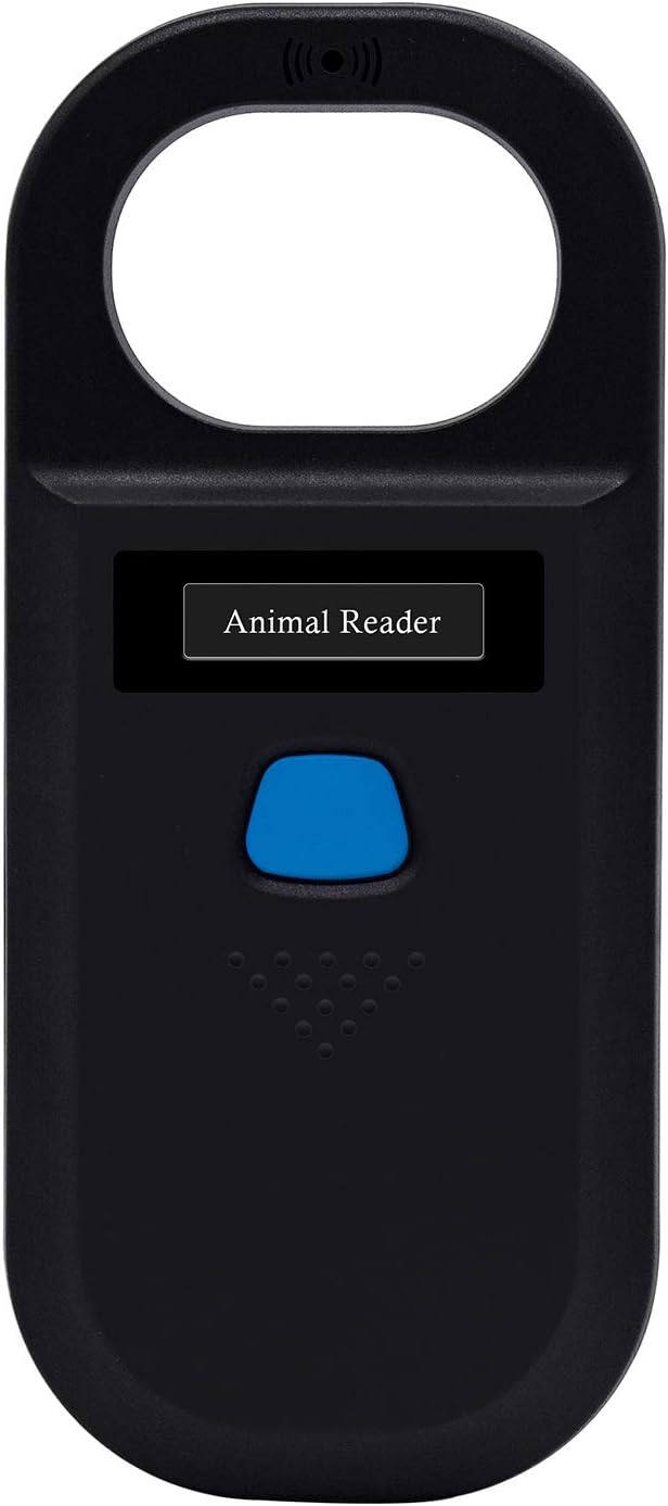 Bluetooth Animal Microchip Tag Reader Scanner RFID EMID Animal Handheld Reader Wireless Bluetooth Pet ID Scanner Rechargeable Animal Chip Scanner Pet