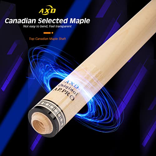 KONLLEN Pool Cue Stick Pro Taper Canadian Maple Billiard Pool Sticks for Adults with Low Deflection Shaft (10.5mm/11.5mm/12.5mm Tip) Professional