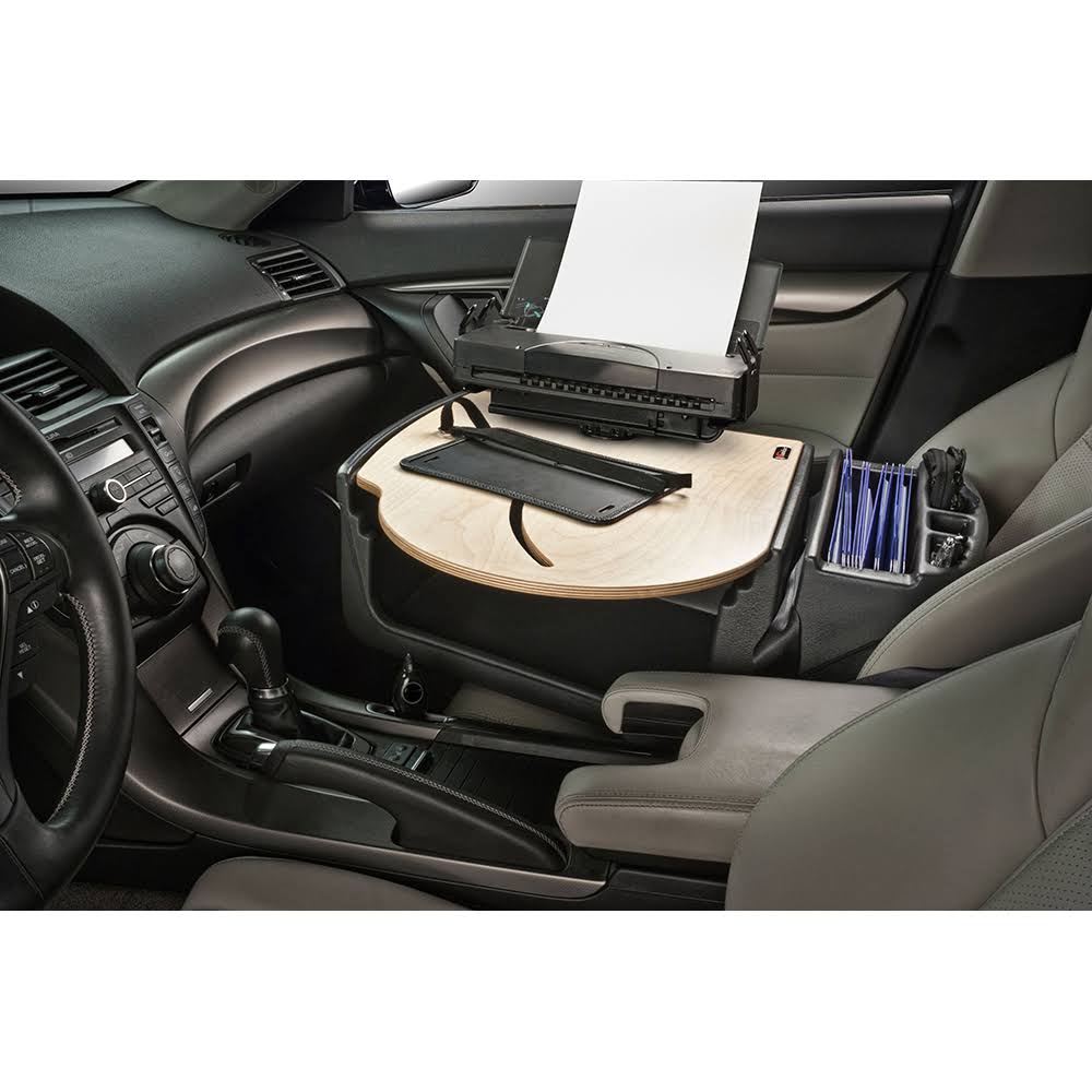 AutoExec Roadmaster Car Desk with Built-in Power Inverter and Printer Stand - Elite