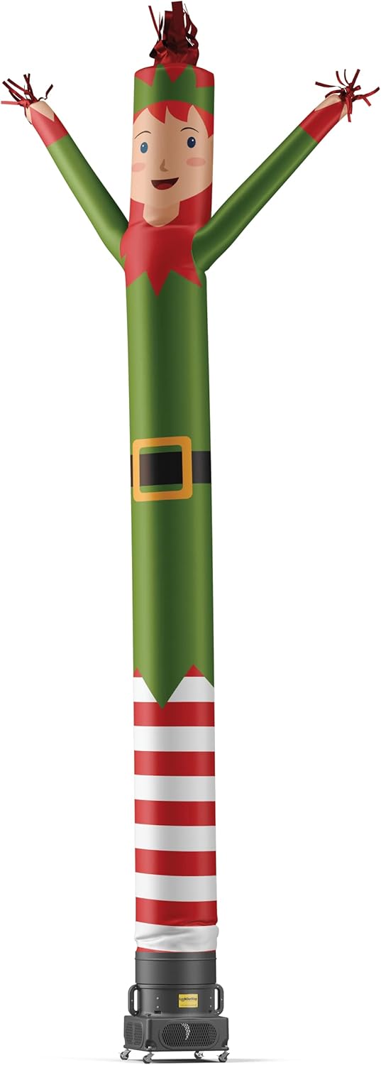 LookOurWay Uncle Sam 20-Feet Tall Air Dancers Inflatable Tube Man American Themed Complete Set with 1 HP Sky Dancer Blower