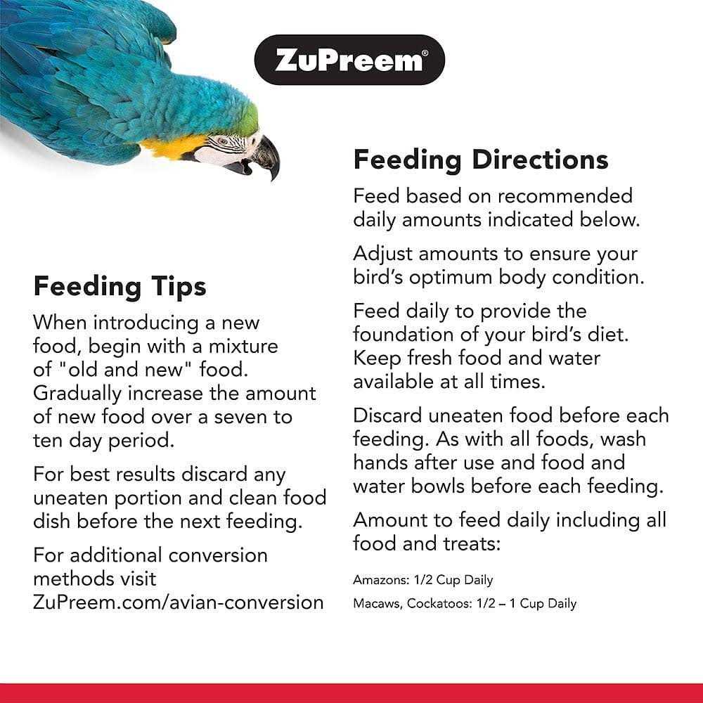 Zupreem FruitBlend Flavor Food with Natural Flavors for Large Birds - Pet Supplies online store