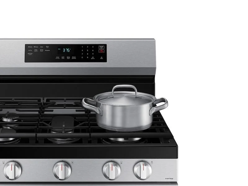 Samsung 30 Inch Smart Freestanding All Gas Range with Natural Gas