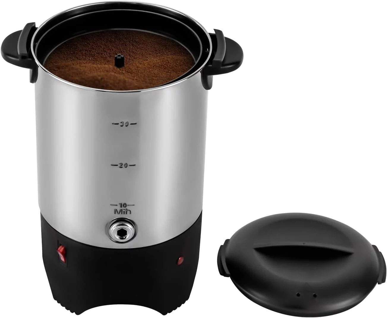 OUKANING 5.2L/175Oz Coffee Urn Machine Electric Hot Water Tea Urn Stainless Steel Boiler Dispenser Catering Kitchen 1000W