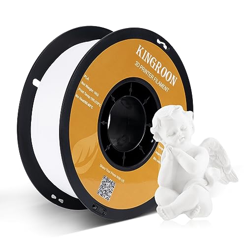 Kingroon PLA 3D Printer Filament, 12Rolls, Dimensional Accuracy +/- 0.03 mm, 12kg Spool(26.4lbs)