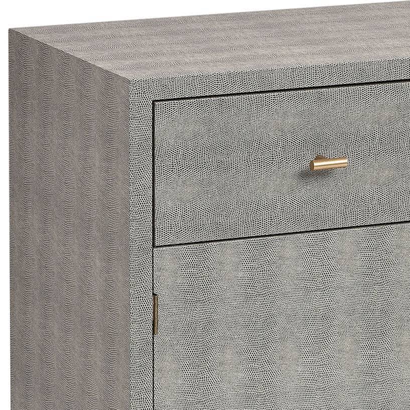 Elk Home 3169-102 Sands Point 2-Door 2-Drawer Cabinet in Grey and Gold