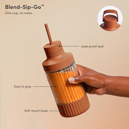 The Beast Mini Blender Plus | Mini Countertop Kitchen Blender | Blend Smoothies and Shakes, Dressings, Sauces, Dips | Extra Vessels
