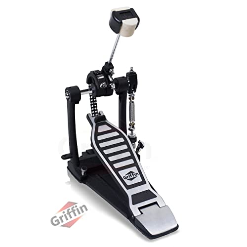 Griffin 6 Piece Drum Hardware Pack (Percussion TiltPro X Edition) – Full Stand Kit with Snare, Hi-Hat, Cymbal Boom