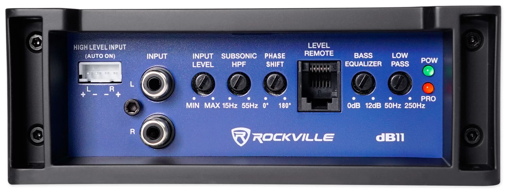 Rockville DK58 PACKAGE Dual 8" 1600w Loaded K5 Car Subwoofer Enclosure+DB11 Amp