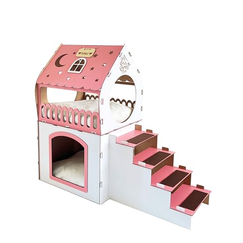 Wooden Cat House, Modern Rabbit House, Triple Pet House, Pet Furniture, QPRPET New House, Pet Playground, Cat Furniture, Dog House, Pet Bed, Cat Bed