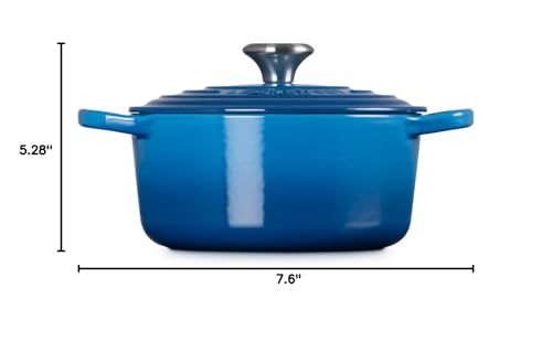 Le Creuset Enameled Cast Iron Signature Round Dutch Oven, 5.5 qt., Cerise
