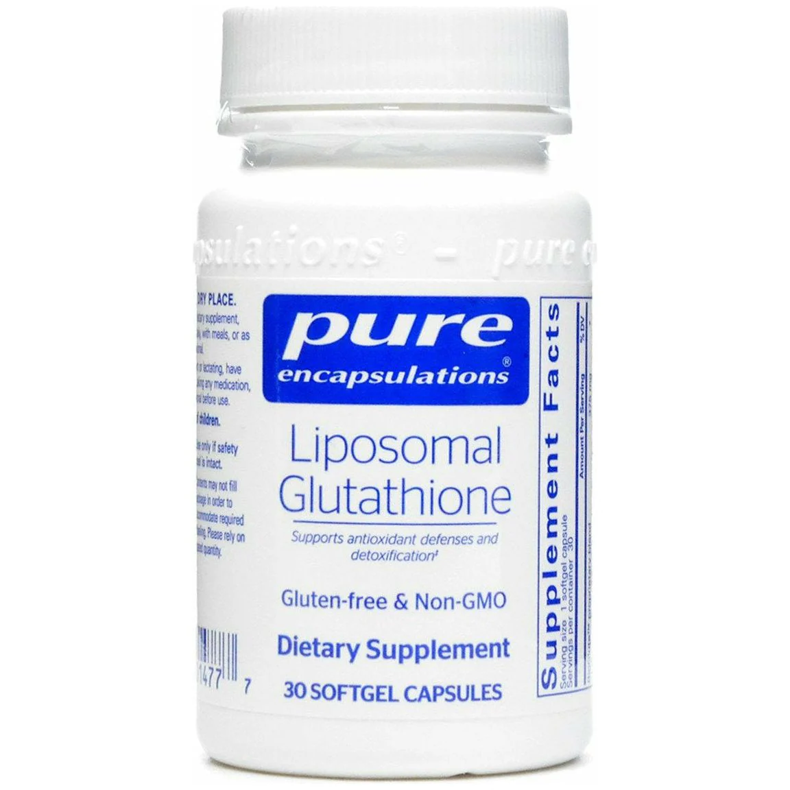 Liposomal Glutathione by Pure Encapsulations - Kansas Nuitrition - HNZSDS