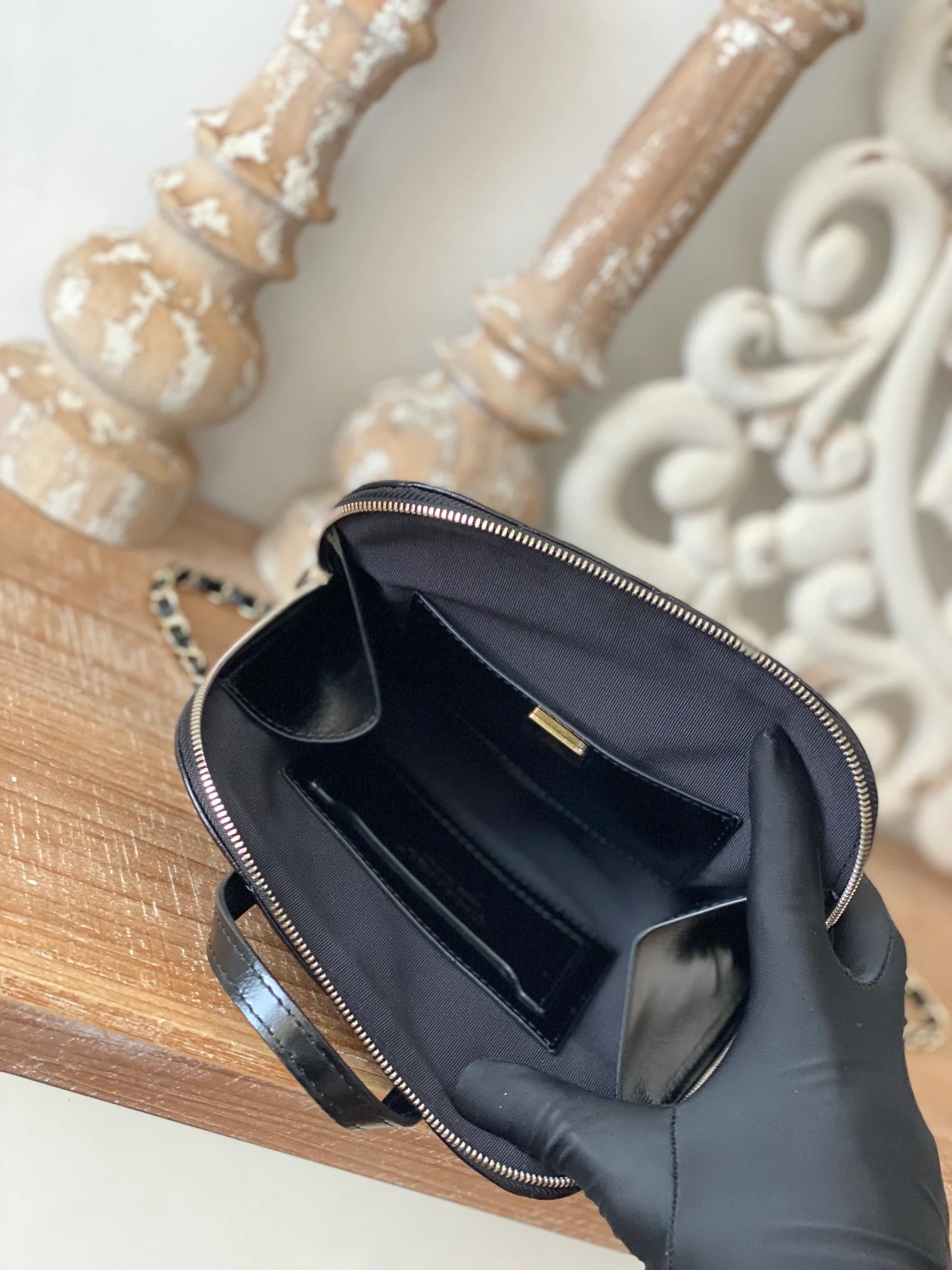 Chanel Rucksack Backpack Black Bag For Women 21cm/8in