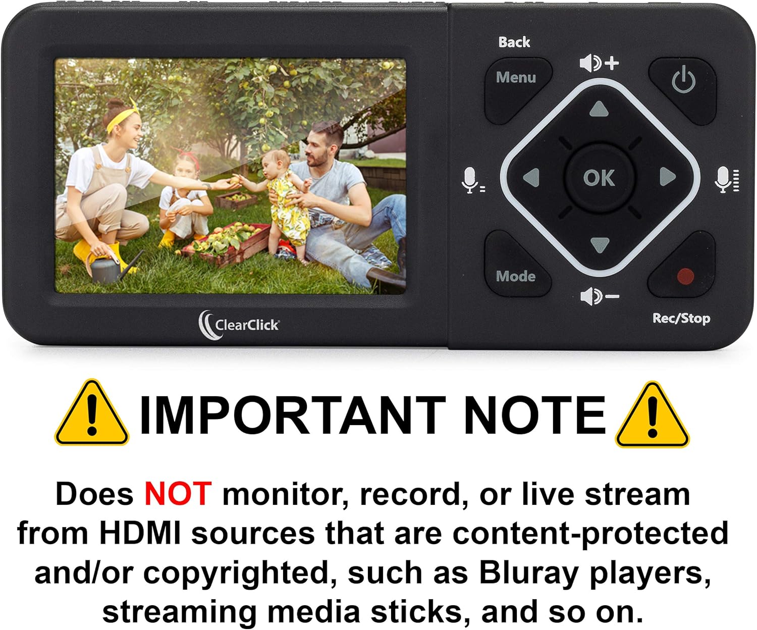 ClearClick HD Video Capture Box Ultimate - Capture and Stream Video from HDMI, RCA, VHS, VCR, DVD, Camcorders, Hi8