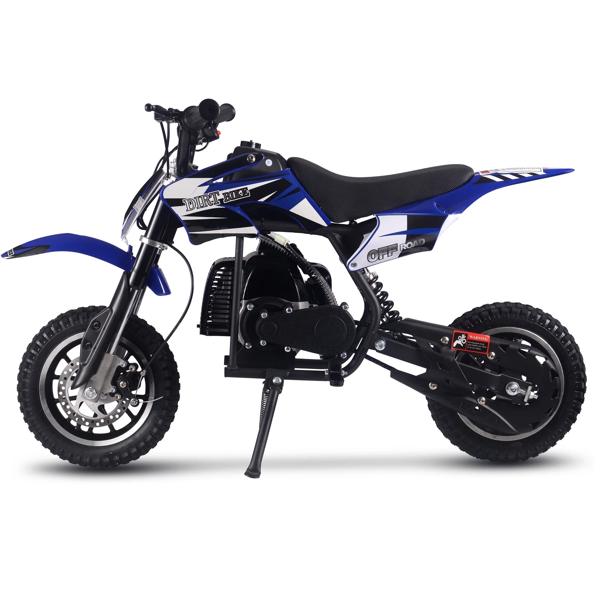 MotoTec DB-01 50cc 2-Stroke Kids Gas Dirt Bike Blue - Radiant Selections