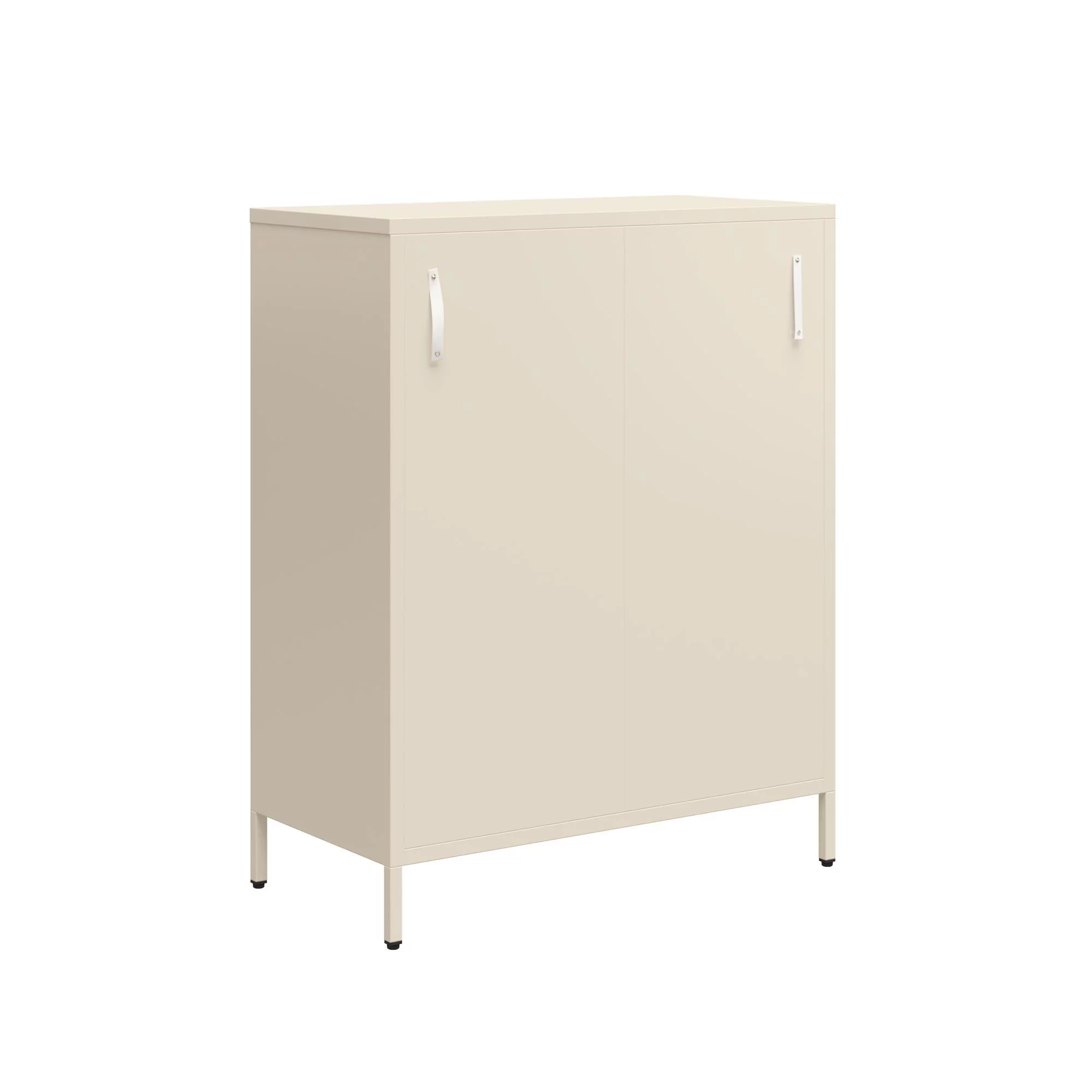 Mr. Kate Annie Short Metal 2 Door Cabinet, Parchment