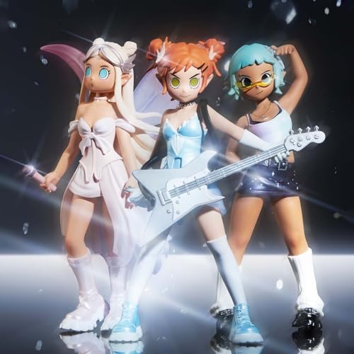 POP MART Peach Riot Punk Fairy Series Figures, 12PCs Peach Riot Blind Box Figures, Random Design Action Figures Collectible Toys Home Decorations