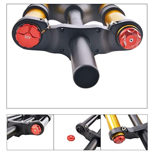 HAGNZHE Downhill Air Fork 26 27.5 29 Inch Bike Suspension Fork Travel 160mm Rebound Adjust Front Fork Double Shoulder Thru Axle 20x110mm Boost Fork