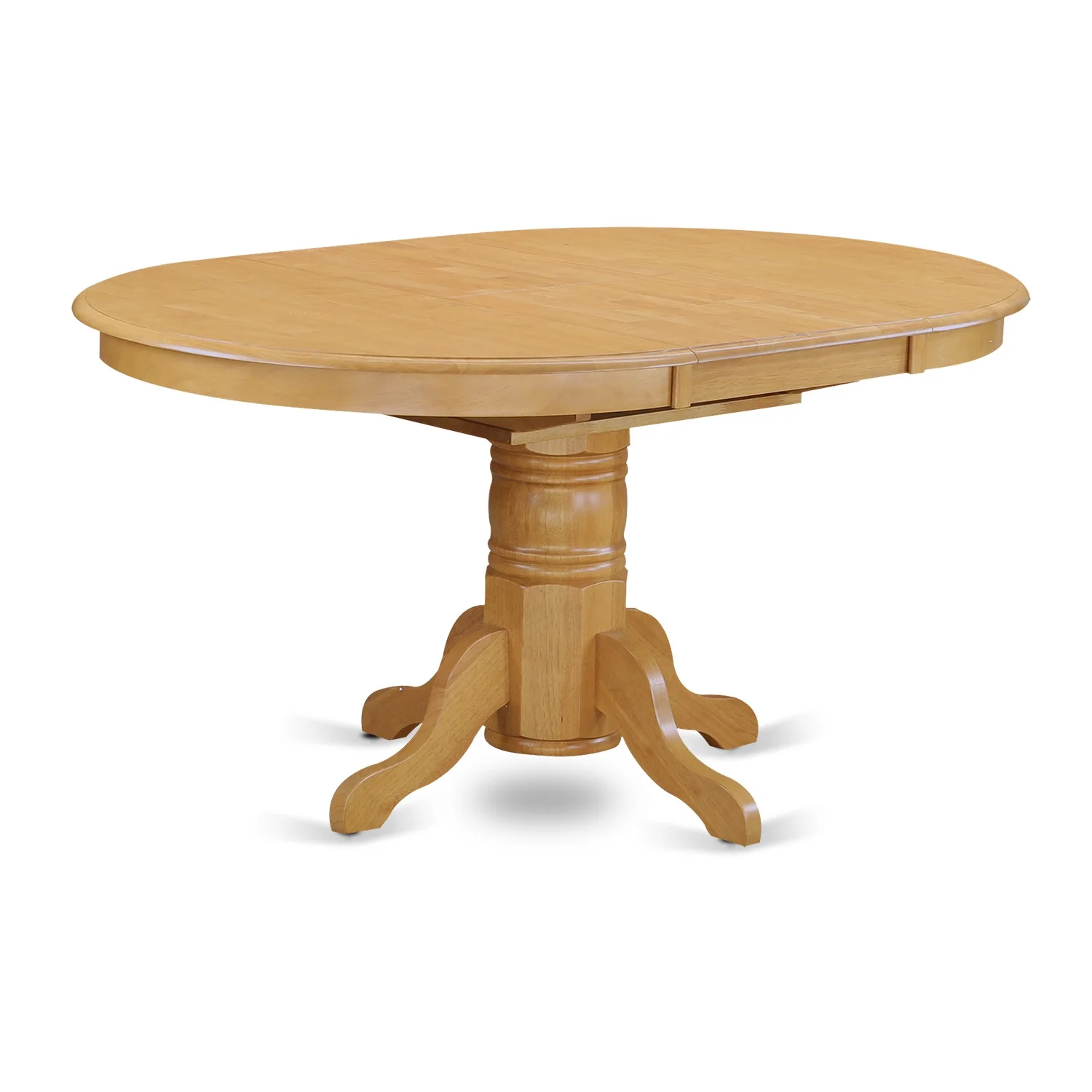 East West Furniture  Kitchen Dinette Table & 6 Chairs, Oak