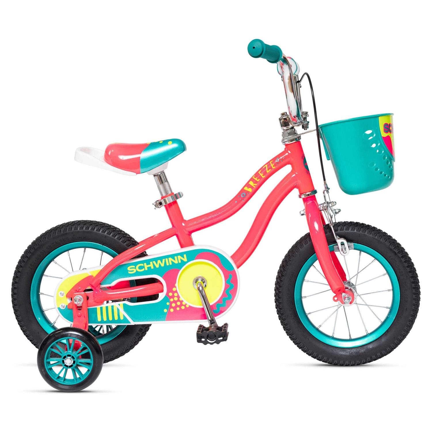 Schwinn Breeze Girls Kids Bike with Basket - Sports Supplies Online Store