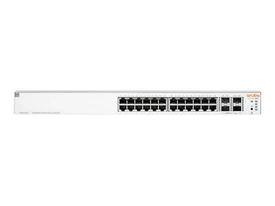 Aruba HPE Aruba Instant On 1930 24G Class4 PoE 4SFP/SFP+ 370W Managed L3 Switch - 24 PoE Ethernet Ports u0026 4 1/10 Gigabit SFP