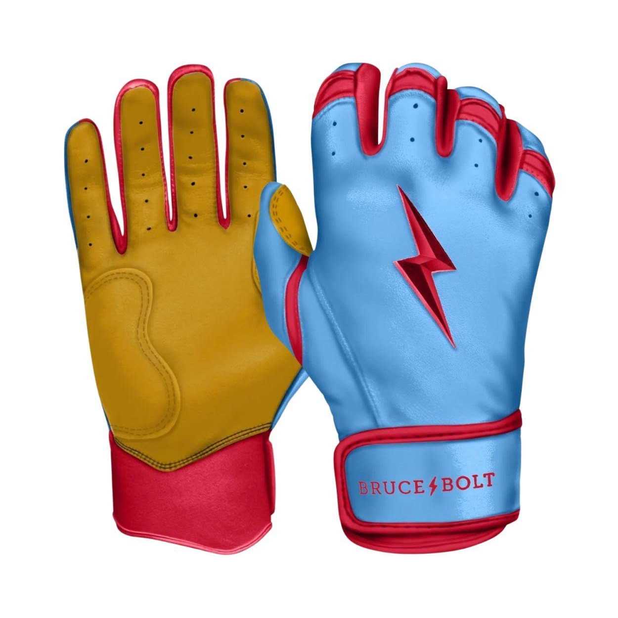 Bruce Bolt Batting Gloves Premium Pro Short Cuff - Sports Supplies Online Store