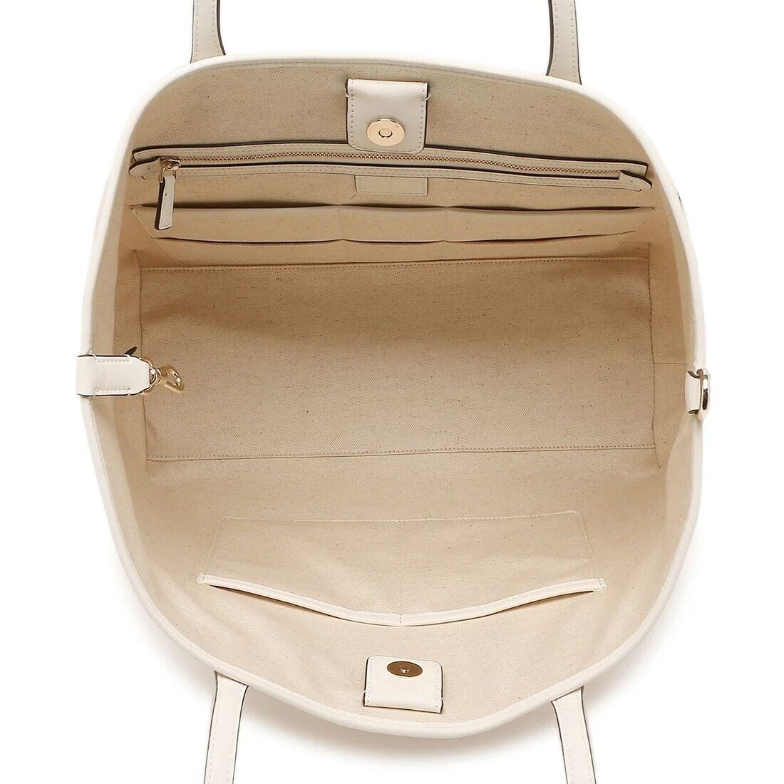 Kate Spade Sutton Large Tote Bag Ivory Tulip Toss Cream Floral Purse KB293 - Radiant Selections