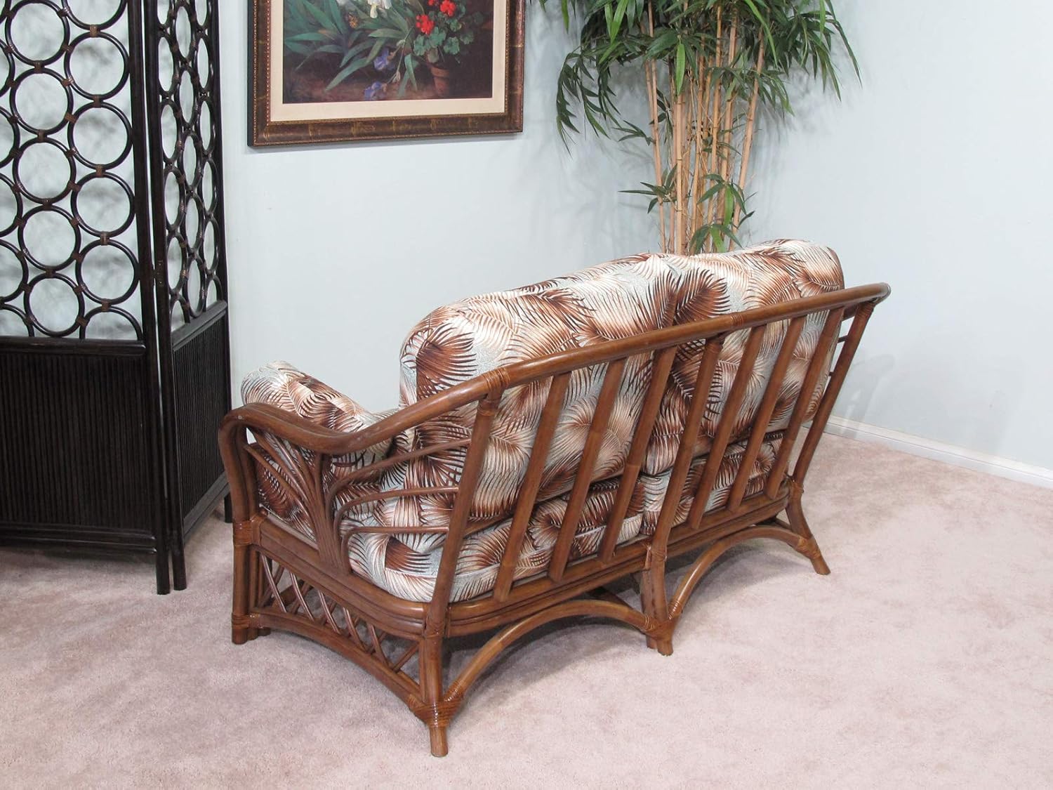 Rattan Living Room Furniture Loveseat (#1691AW-MS)