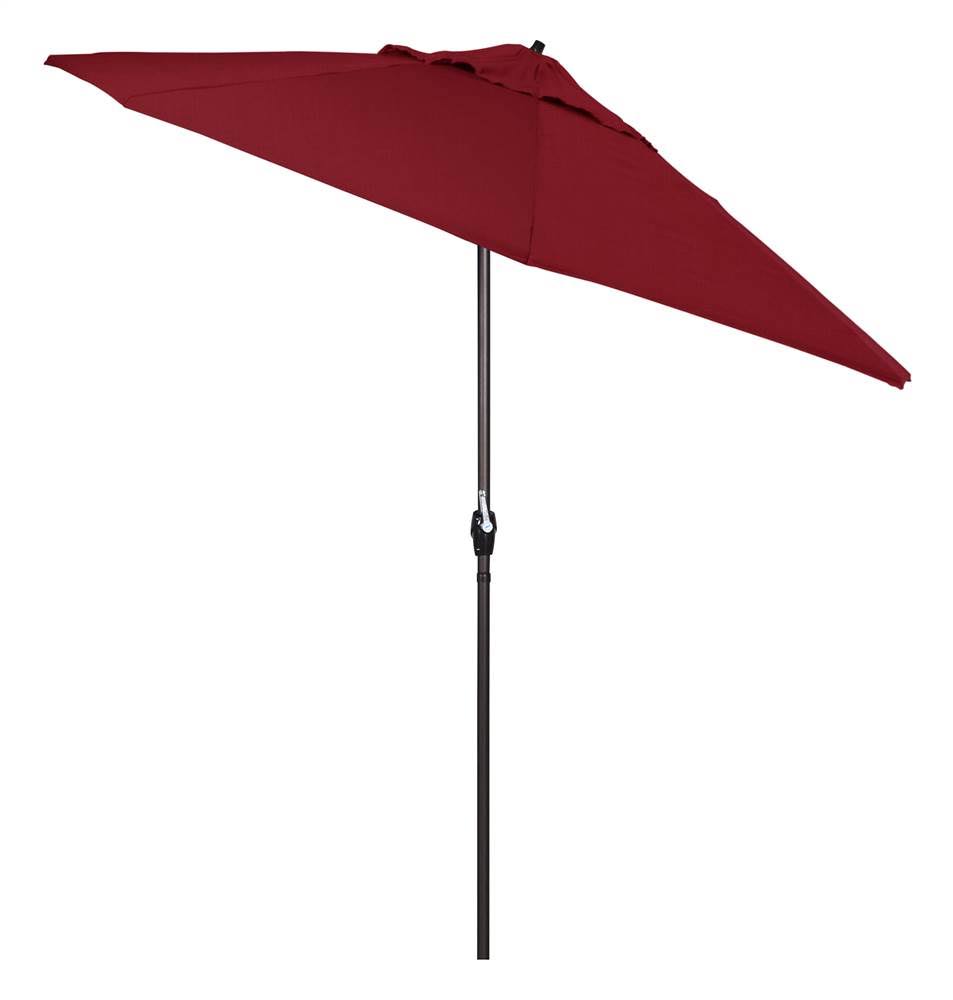 California Umbrella 9 ft. Patio Umbrella in Spectrum Ruby Fabric