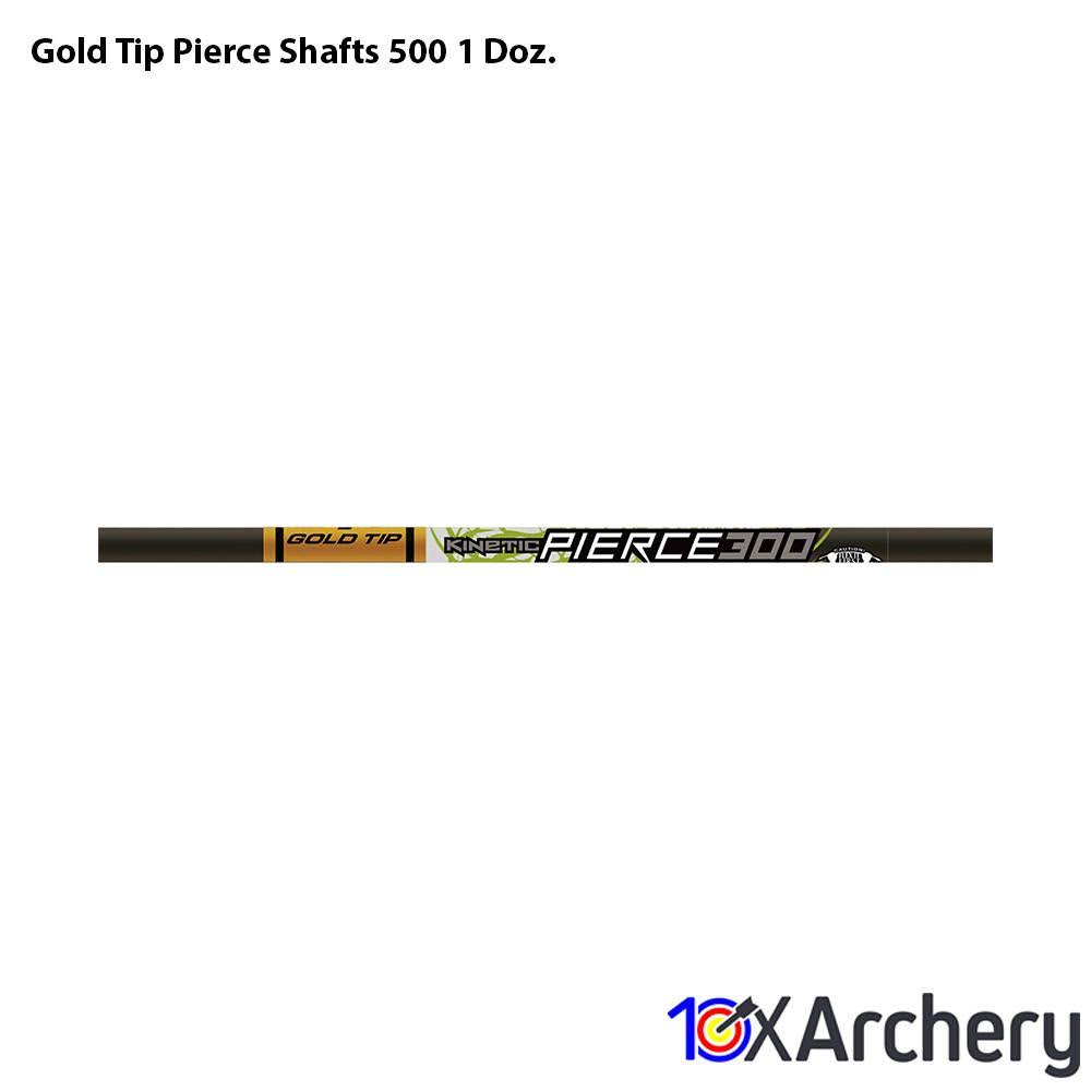 Gold Tip Pierce Shafts - 500 1 Doz.