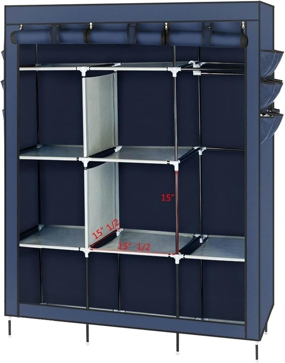 Assemble Wardrobe Multifunctional Wardrobe Organizer Wardrobe Portable Hanger Wardrobe Shelf Non Woven Bedroom Hanging Wardrobe Wardrobe Combined