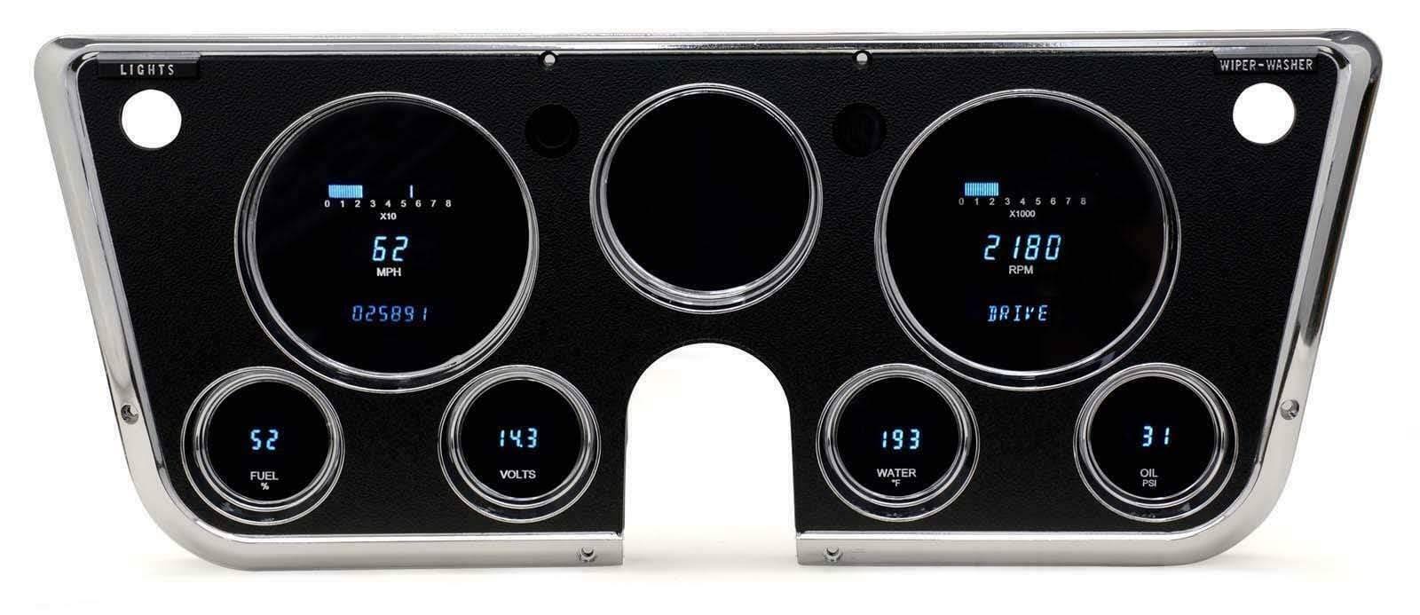 Dakota Digital 67-72 Chevy Truck Dash Gauges VFD3-67C-PU LS