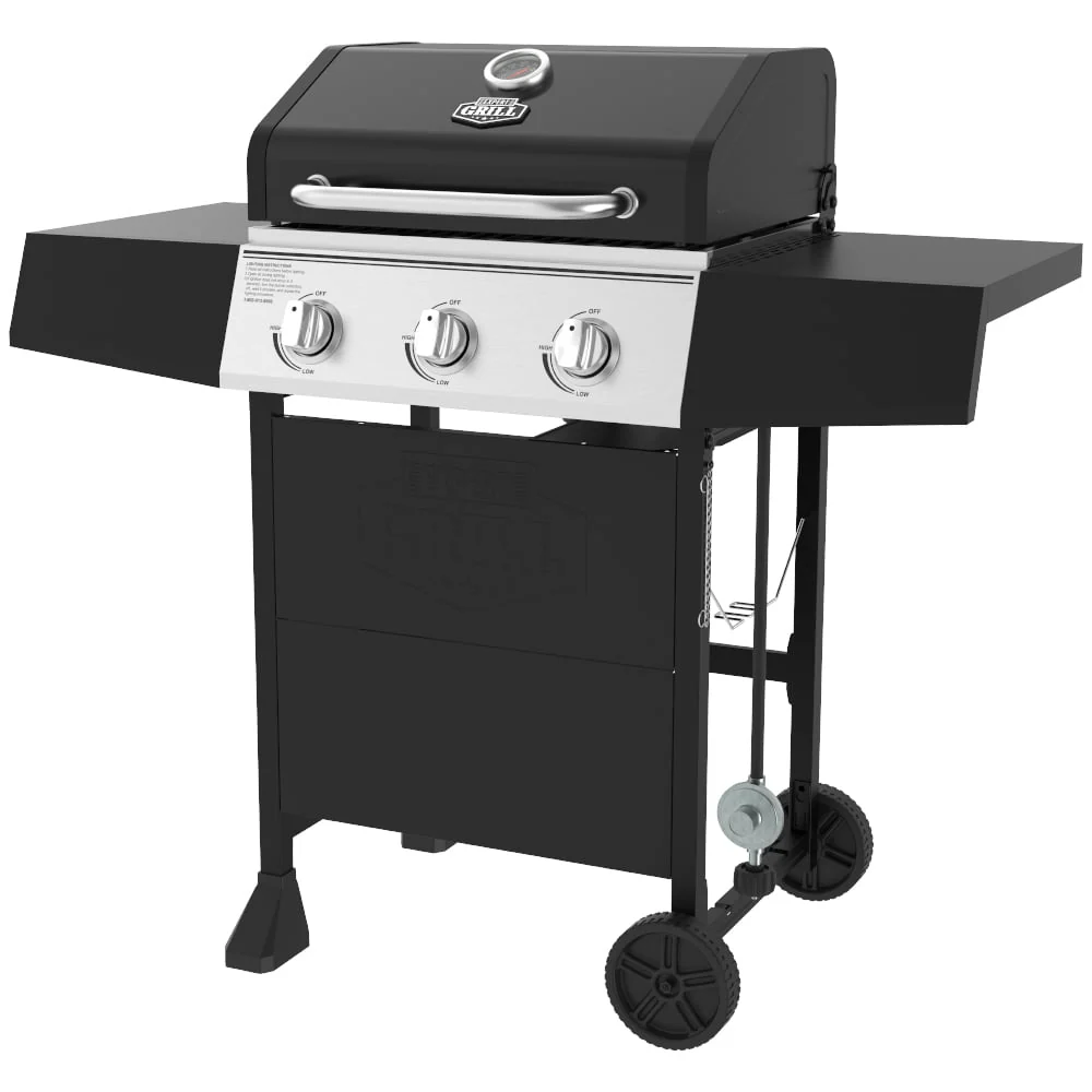Expert Grill 3 Burner Propane Gas Grill in Black