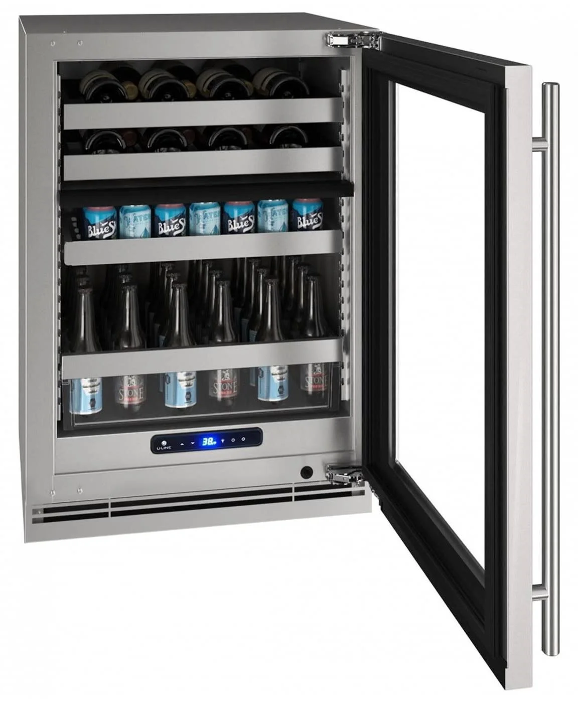 U-Line Uhbd524-Is01a 5 Class 24" Wide 14 Bottle Capacity And 72 Can Capacity Panel Ready