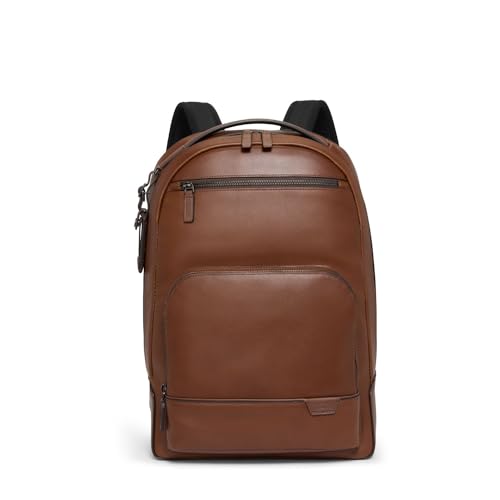 TUMI - Harrison Warren Laptop Backpack - 15 Inch Computer Bag for Men and Women - Cognac Leather