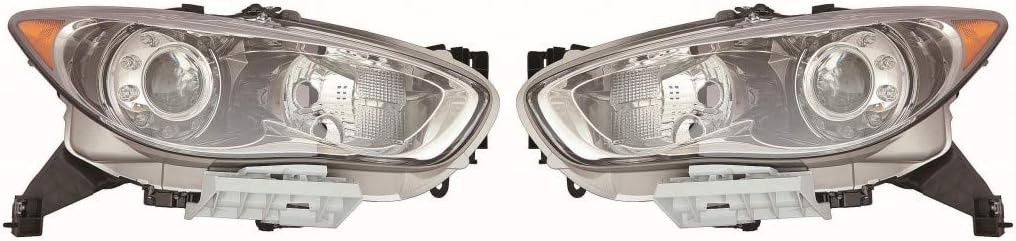 For Infiniti JX35 Headlight Assembly HID Type 2013 w/Level Adjuster Passenger Side For IN2503156 | 26010-3JA0A