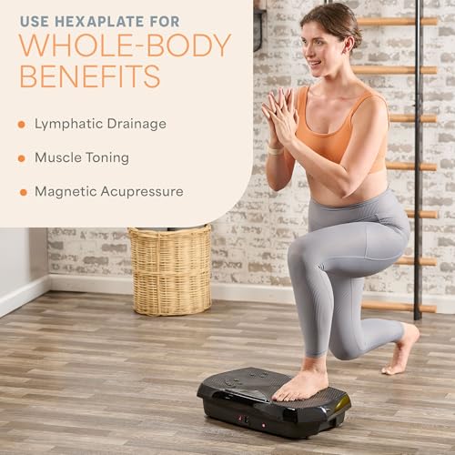 Lifepro Vibration Plate Exercise Machine with Magnetic Acupoints - Full Body Vibration Platform for Beginners and Recovery
