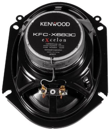 Kenwood Excelon KFC-X683C 6 x 8 inch 2 Way Pair of Car Speakers Totalling 360 Watts Peak / 120 Watts RMS