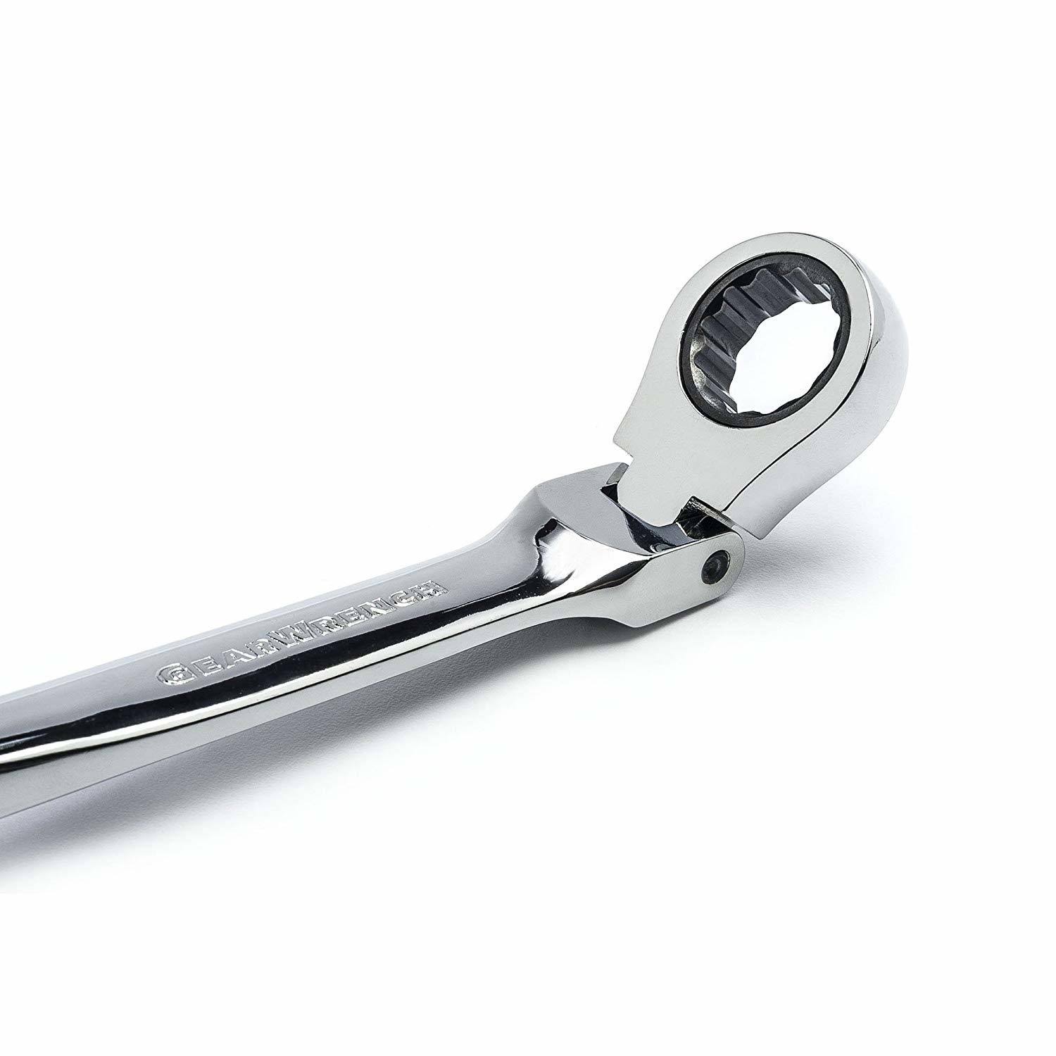 GearWrench 85298 - 9 Piece X-Beam SAE Flex Combination Ratcheting Wrench Set
