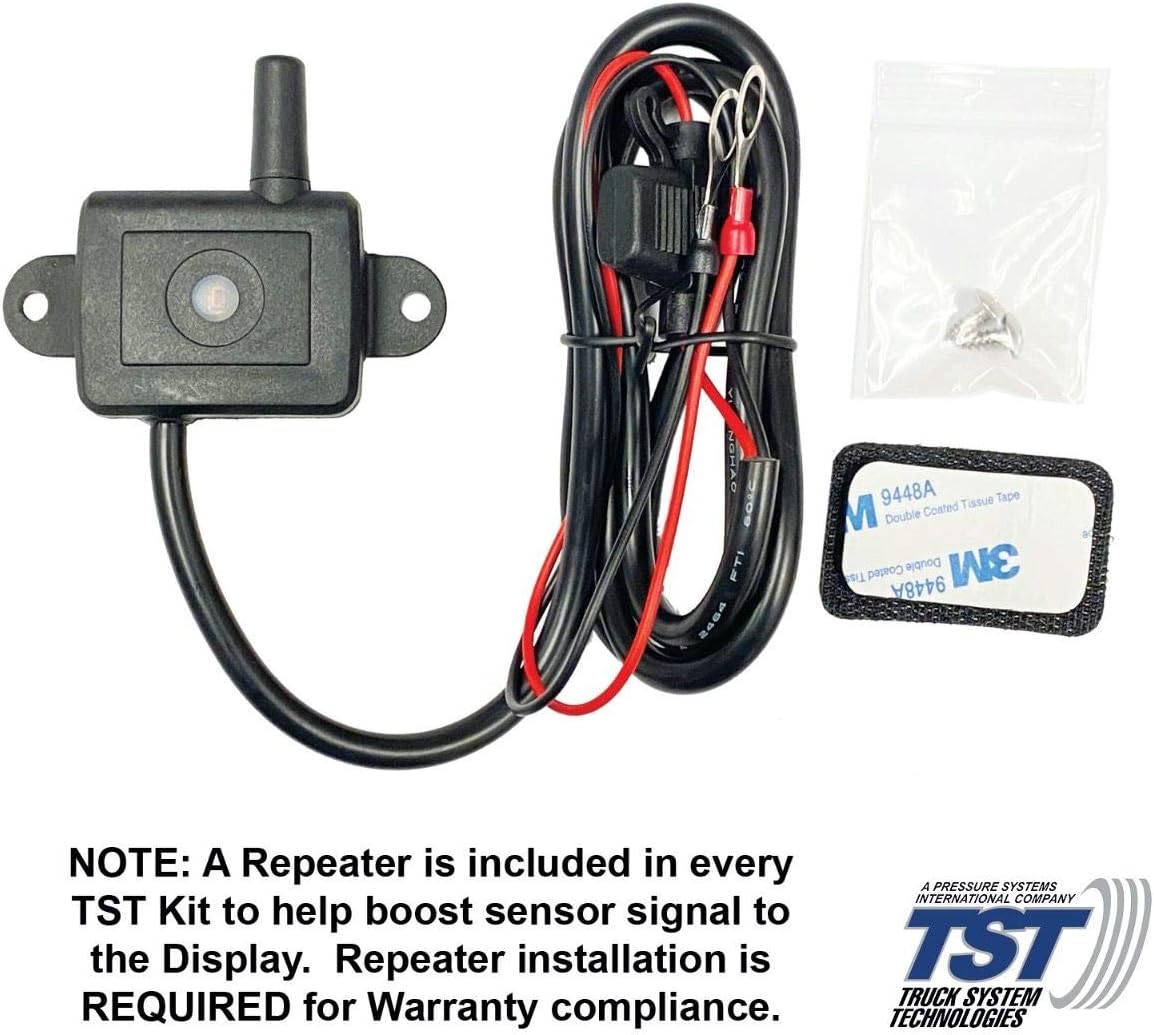 Truck System Technologies TST 507 Series 4 RV Cap Sensor TPMS with Color Display and Repeater (TST-507-RV-4-C)