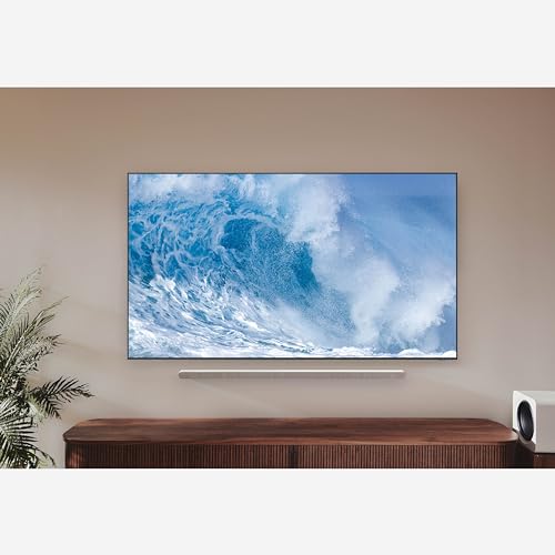 SAMSUNG HW-S50B/ZA 3.0ch All-in-One Soundbar w/Dolby 5.1, DTS Virtual:X, Q Symphony, Built in Center Speaker, Adaptive Sound Lite